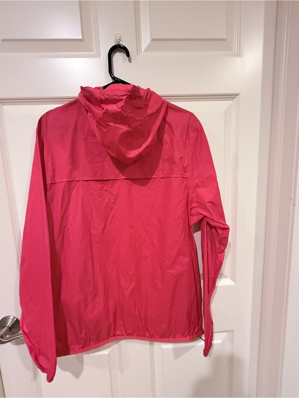 K-Way Red Packable Hooded Shell Jacket - Picture 2 of 3